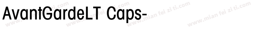 AvantGardeLT Caps字体转换